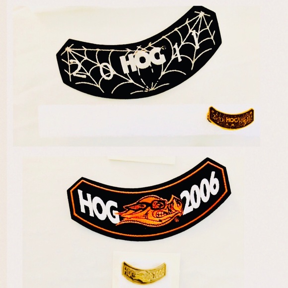 NEW HOG 🏍 ROCKER PATCH & PIN SETS - collectors - Picture 8 of 10
